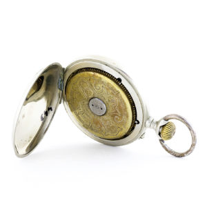 Hebdomas (Suiza). reloj de bolsillo "ocho días cuerda". Ca. 1920