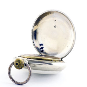 Hebdomas (Suiza). reloj de bolsillo "ocho días cuerda". Ca. 1920