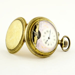 Hebdomas (Suiza). Reloj de Bolsillo "Ocho Días Cuerda". Ca. 1920