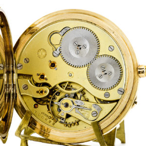 I.W.C. Reloj de Bolsillo, Lepine y Remontoir. Circa, 1911.Oro 14k.