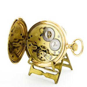 I.W.C. Reloj de Bolsillo, Lepine y Remontoir. Circa, 1911.Oro 14k.