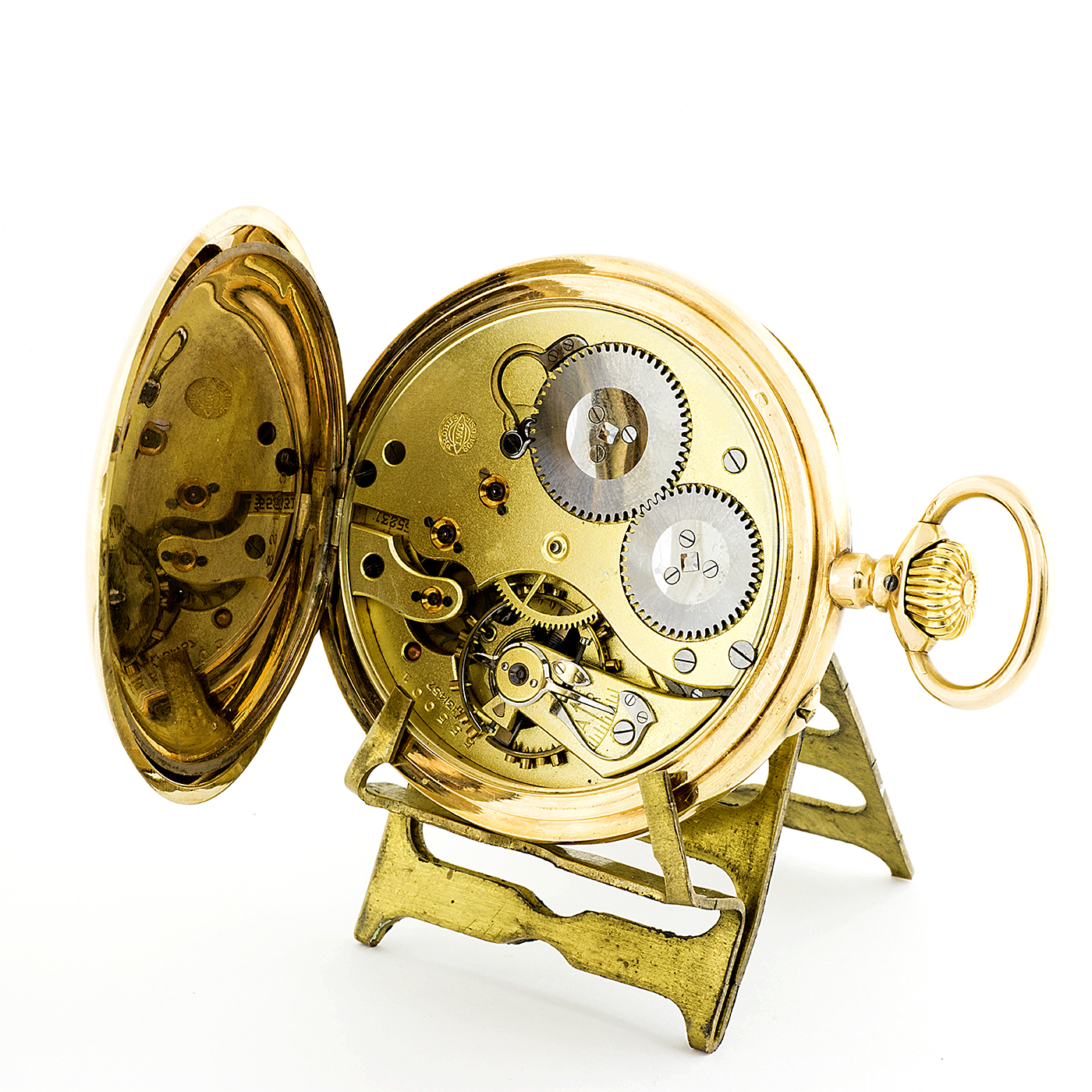 I.W.C. Reloj de Bolsillo, Lepine y Remontoir. Circa, 1911.Oro 14k. I.W.C. Reloj de Bolsillo, Lepine y Remontoir. Circa, 1911.Oro 14k.
