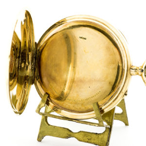 I.W.C. Reloj de Bolsillo, Lepine y Remontoir. Circa, 1911.Oro 14k.