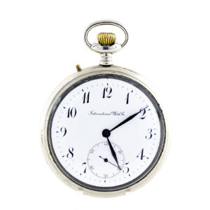 International Watch Company (IWC). Reloj de bolsillo, lepine y remontoir. Ca. ?.