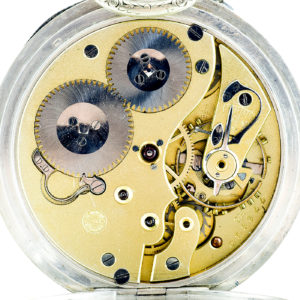 International Watch Company (IWC). Reloj de bolsillo, lepine y remontoir. Ca. 1920.