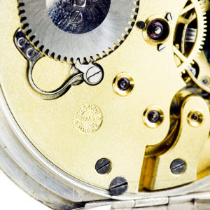International Watch Company (IWC). Reloj de bolsillo, lepine y remontoir. Ca. 1920.