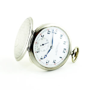 International Watch Company (IWC). Reloj de bolsillo, lepine y remontoir. Ca. 1920.