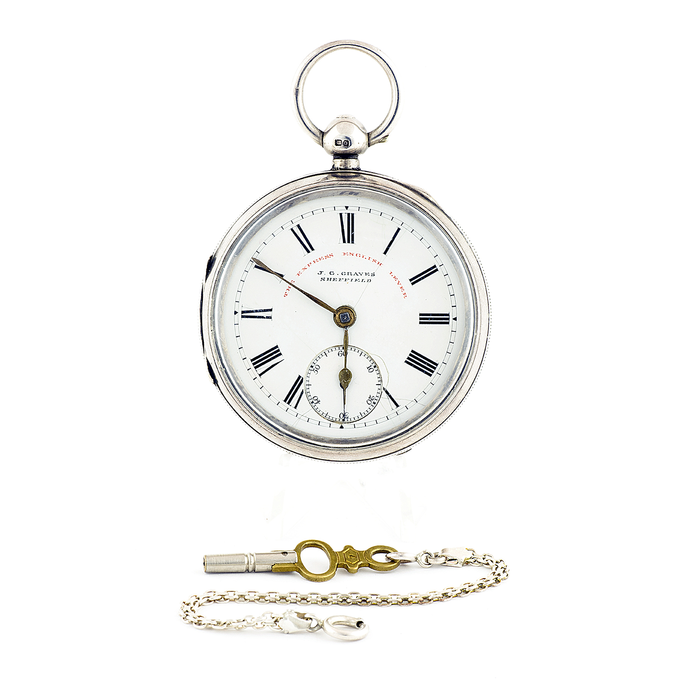 J.G. GRAVES (Sheffield). Reloj de bolsillo, lepine. Chester, 1899.