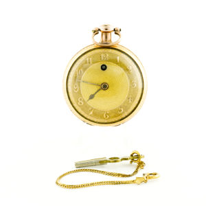 J.S. SILVER (Londres). Reloj de Bolsillo, Verge Fusee. Londres, año 1809. Oro 18k.