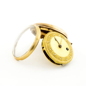 J.S. SILVER (Londres). Reloj de Bolsillo, Verge Fusee. Londres, año 1809. Oro 18k.