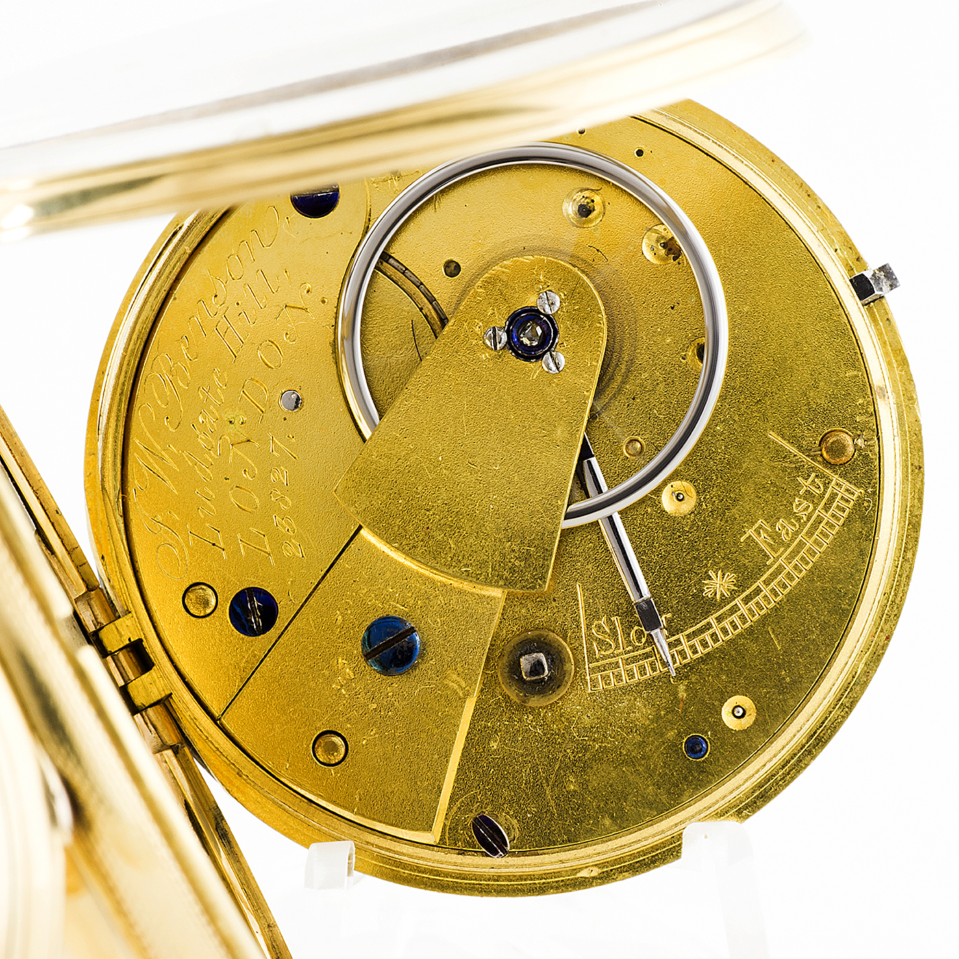 J. W. Benson, Londres - reloj de bolsillo - año 1824. Oro 18k. J. W. Benson, Londres - reloj de bolsillo - año 1824. Oro 18k.