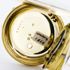 J. W. Benson, Londres - reloj de bolsillo - año 1824. Oro 18k.