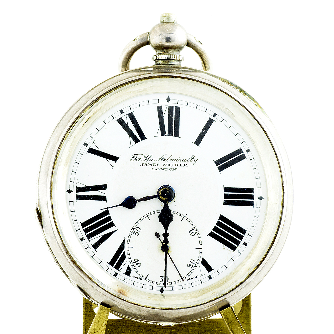James Walker, Londres. Horloger à l'Amirauté. Montre de poche, lepine. Londres, 1922.