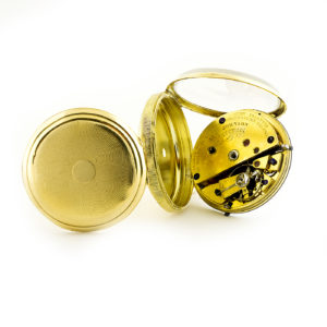 Joseph Johnson (Liverpool, 1780-1827). Reloj de Bolsillo, Lepine. Ca. 1800. Oro 18k.