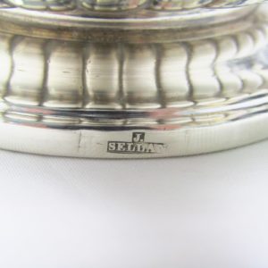 Juego de Cinco piezas de Café y Té. España, 19th. 2.725 gr.