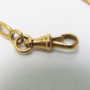 Leontina antigua. Terminal cadena para reloj de bolsillo.