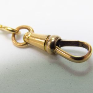 Leontina antigua. Terminal cadena para reloj de bolsillo.