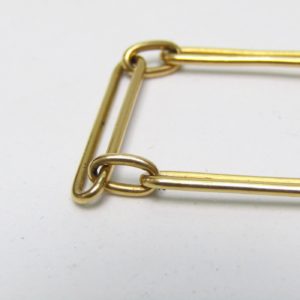Leontina antigua. Terminal cadena para reloj de bolsillo.