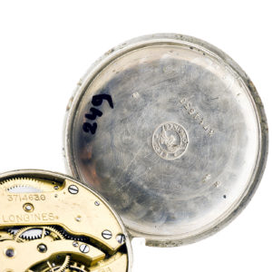 Longines. Reloj de bolsillo, lepine y remontoir. Año 1918.