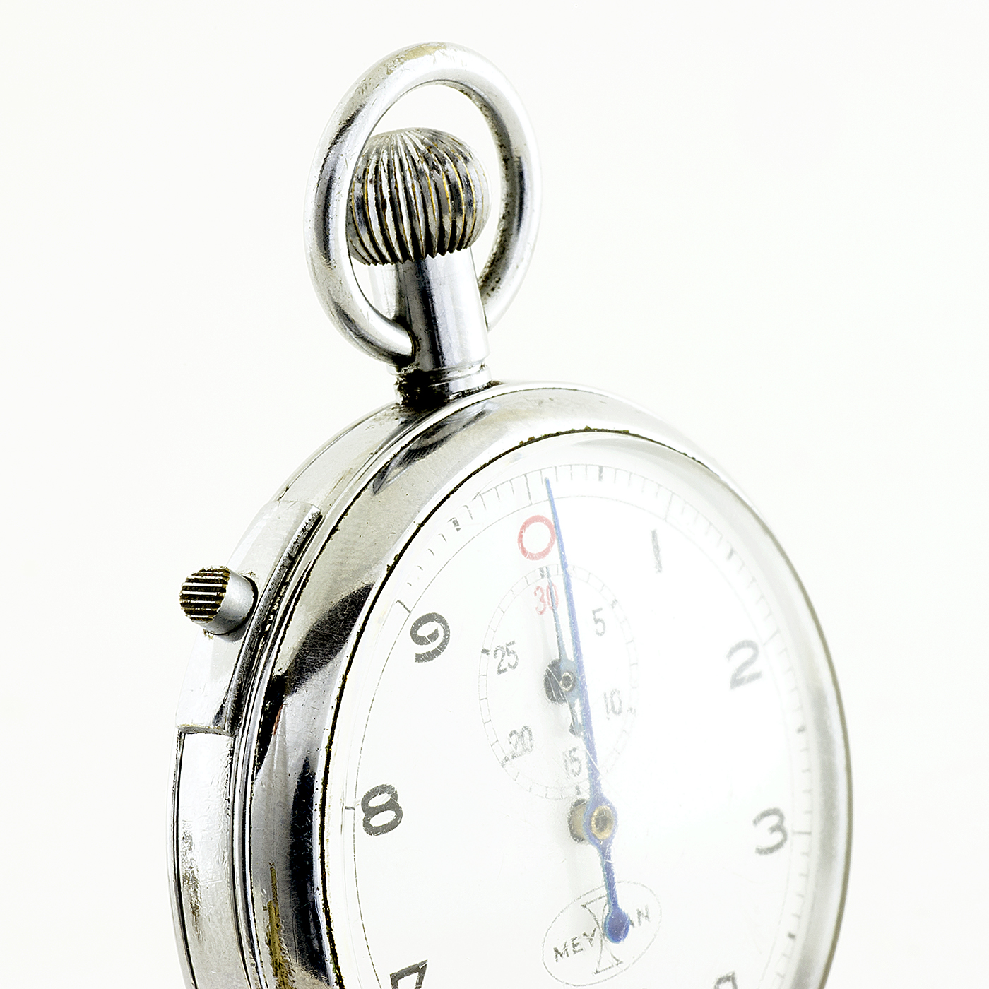 Meylan Stopwatch Company. Suiza. Cronómetro de Mano. Ca. 1950