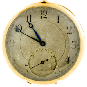 MOVADO. Reloj de Bolsillo para caballero, lepine y remontoir. Ca. 1890