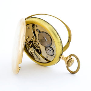 MOVADO. Reloj de Bolsillo para caballero, lepine y remontoir. Ca. 1890