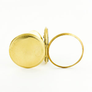 National Watch Co. Reloj de bolsillo para caballero, lepine y remontoir. Pps. siglo XX. Oro 18k.