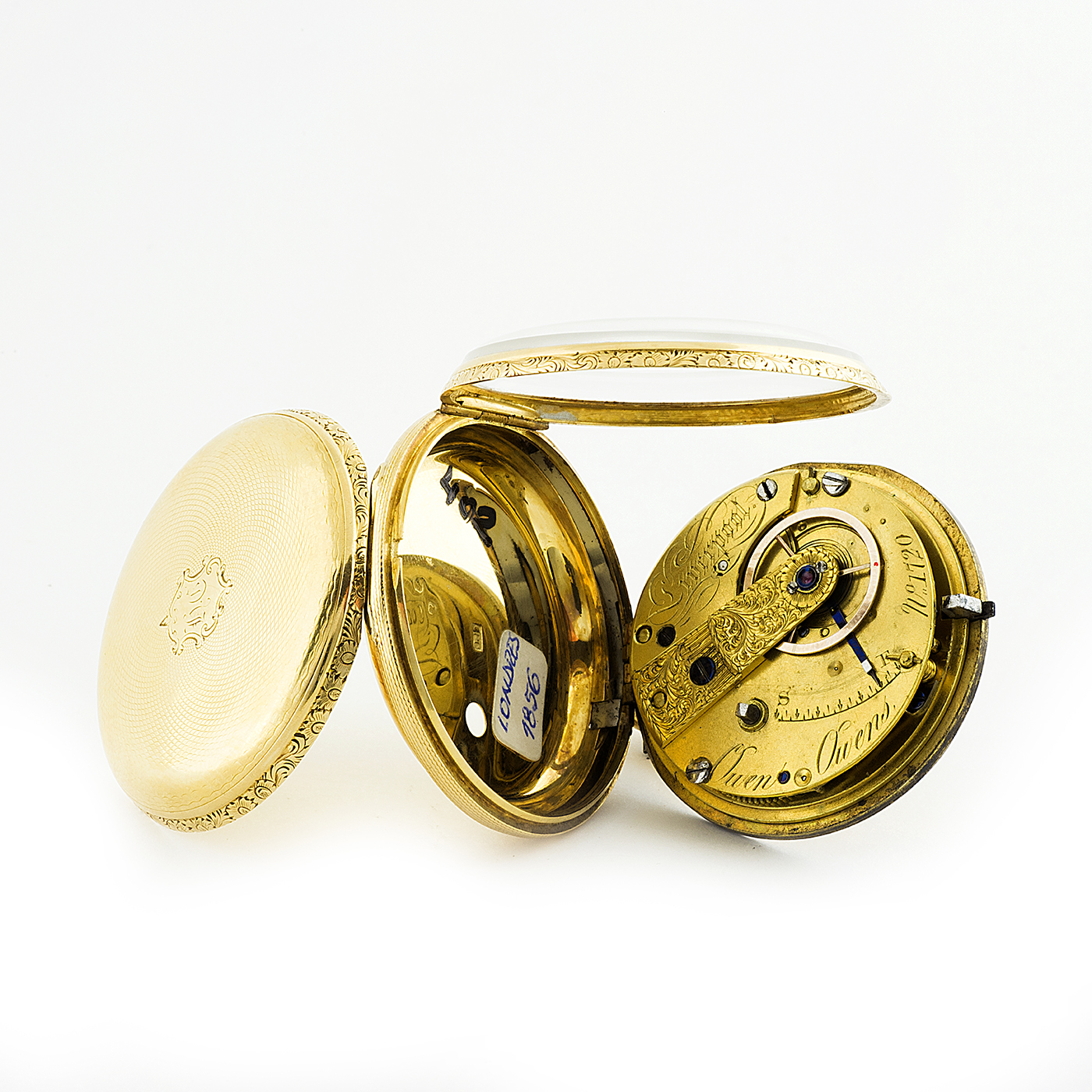 Owen & Owens. Liverpool. Reloj de Bolsillo para caballero, Lepine, Half Fusee (Semicatalino). Año 1856. Owen & Owens. Liverpool. Reloj de Bolsillo para caballero, Lepine, Half Fusee (Semicatalino). Año 1856.