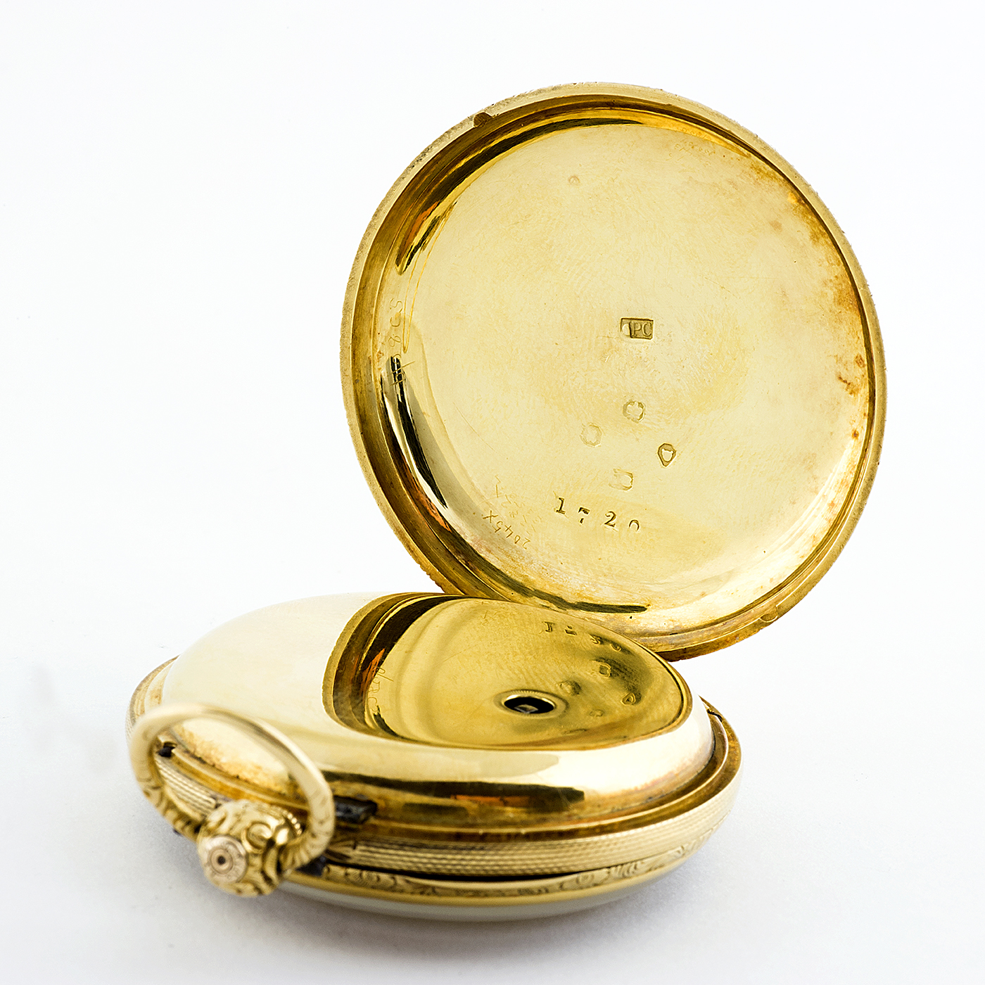 Owen & Owens. Liverpool. Reloj de Bolsillo para caballero, Lepine, Half Fusee (Semicatalino). Año 1856.
