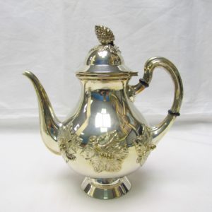 PASGORCY. Juego de Café en Plata. España, 20th. 3.750 gr.
