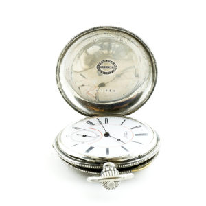 Perret & Cíe. (Geneve). Reloj de Bolsillo, saboneta. Ca. 1870-1880