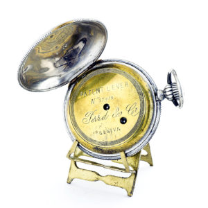 Perret & Cíe. (Geneve). Reloj de Bolsillo, saboneta. Ca. 1870-1880