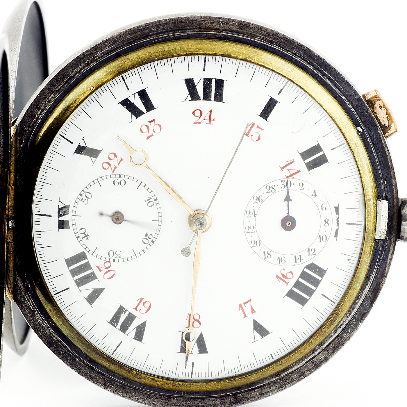 RELOJ CRONÓGRAFO DE CABALLERO. Saboneta y Remontoir RELOJ CRONÓGRAFO DE CABALLERO. Saboneta y Remontoir