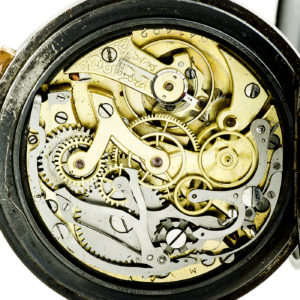 RELOJ CRONÓGRAFO DE CABALLERO. Saboneta y Remontoir