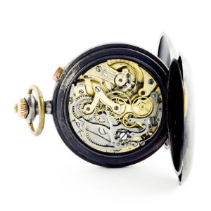 RELOJ CRONÓGRAFO DE CABALLERO. Saboneta y Remontoir