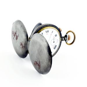 RELOJ CRONÓGRAFO DE CABALLERO. Saboneta y Remontoir