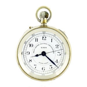 RELOJ DE BOLSILLO CRONÓMETRO. Lepine y remontoir