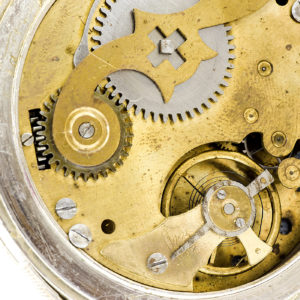 RELOJ DE BOLSILLO CRONÓMETRO. Lepine y remontoir