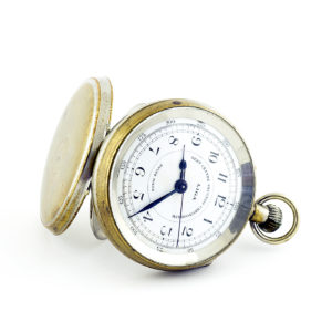 RELOJ DE BOLSILLO CRONÓMETRO. Lepine y remontoir