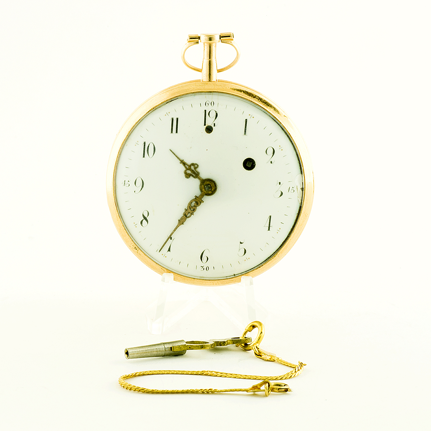 Reloj de Bolsillo para Caballero, Lepine, Verge Fusee (Catalino). Ca. 1840 Oro 18k.