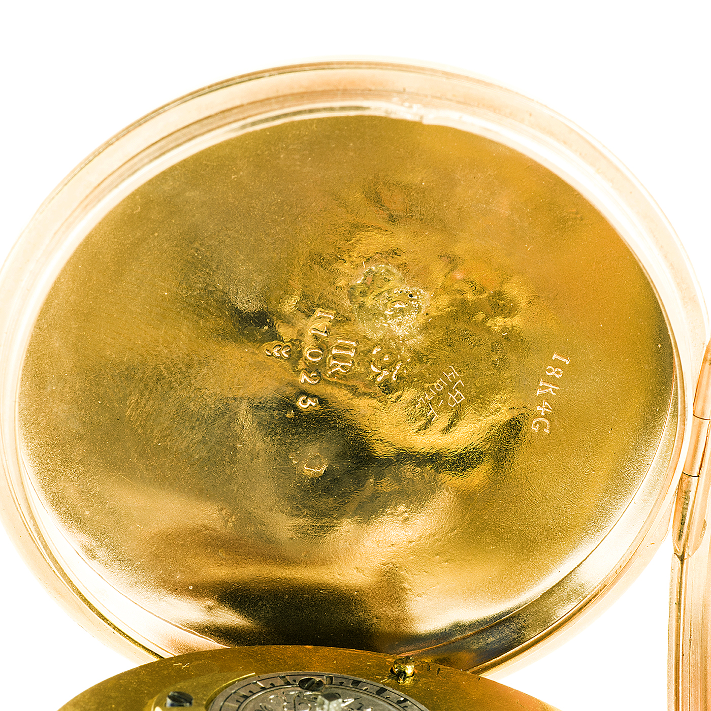Reloj de Bolsillo para Caballero, Lepine, Verge Fusee (Catalino). Ca. 1840 Oro 18k. Reloj de Bolsillo para Caballero, Lepine, Verge Fusee (Catalino). Ca. 1840 Oro 18k.