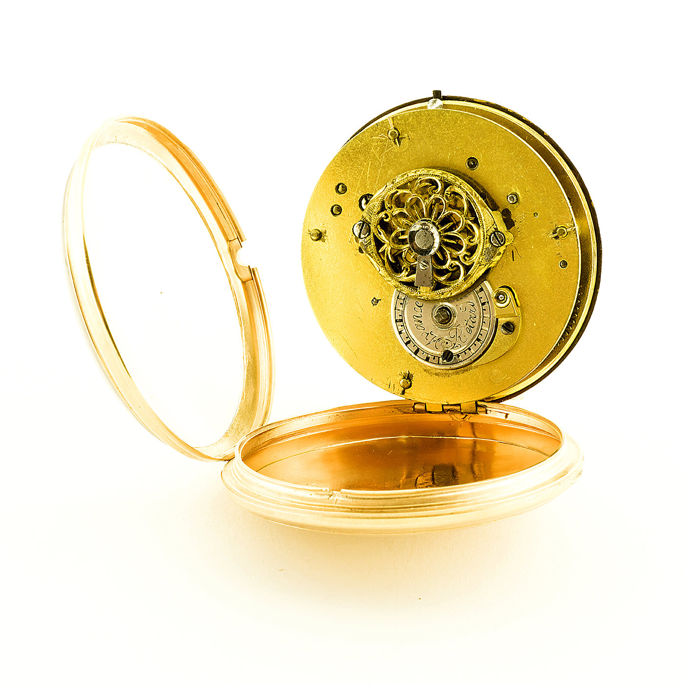 Reloj de Bolsillo para Caballero, Lepine, Verge Fusee (Catalino). Ca. 1840 Oro 18k. Reloj de Bolsillo para Caballero, Lepine, Verge Fusee (Catalino). Ca. 1840 Oro 18k.