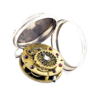 Reloj de bolsillo para caballero, lepine, verge Fuseé (catalino). Plata. Francia. Ca. 1800
