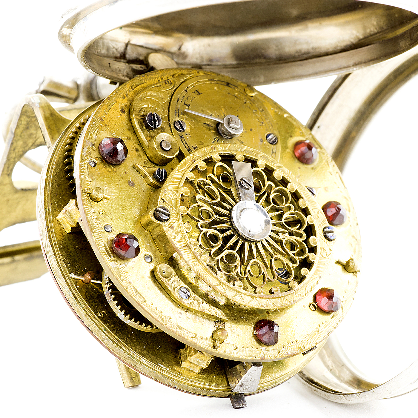 Reloj de bolsillo para caballero, lepine, verge Fuseé (catalino). Plata. Francia. Ca. 1800 Reloj de bolsillo para caballero, lepine, verge Fuseé (catalino). Plata. Francia. Ca. 1800