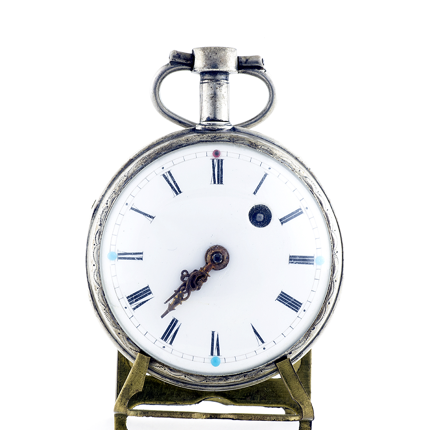 Reloj de bolsillo para caballero, lepine, verge Fuseé (catalino). Plata. Francia. Ca. 1800 Reloj de bolsillo para caballero, lepine, verge Fuseé (catalino). Plata. Francia. Ca. 1800