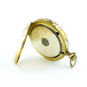 RELOJ DE BOLSILLO PARA CABALLERO, OCHO DÍAS CUERDA. Lepine y remontoir