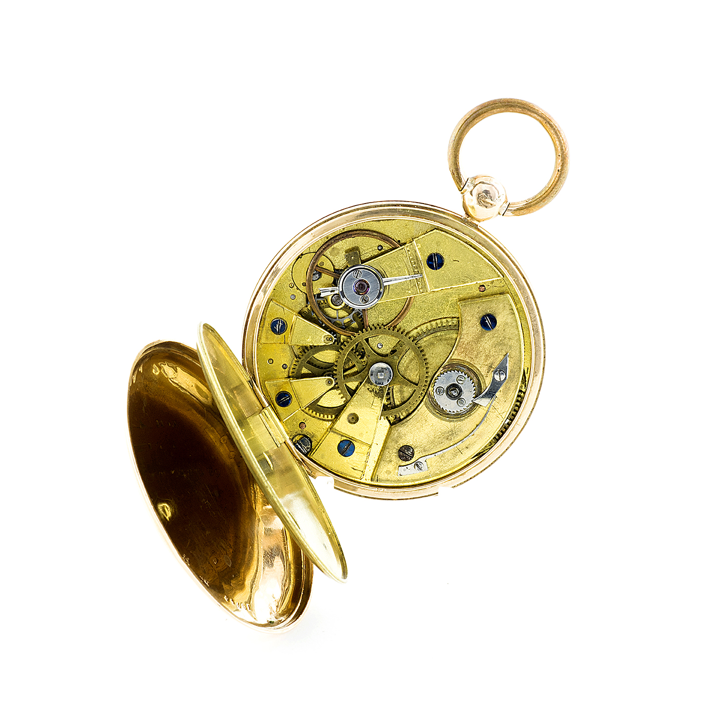 Reloj Francés de Bolsillo, para caballero, lepine. Ca. 1880. Oro 18k. Reloj Francés de Bolsillo, para caballero, lepine. Ca. 1880. Oro 18k.