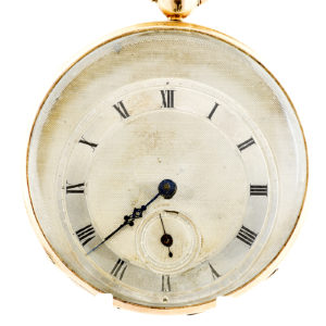 Reloj Francés de Bolsillo, para caballero, lepine. Ca. 1880. Oro 18k.