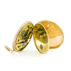 Reloj Francés de Bolsillo, para caballero, lepine. Ca. 1880. Oro 18k.