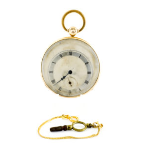 Reloj Francés de Bolsillo, para caballero, lepine. Ca. 1880. Oro 18k.